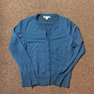 Banana Republic Wool Crewneck Cardigan